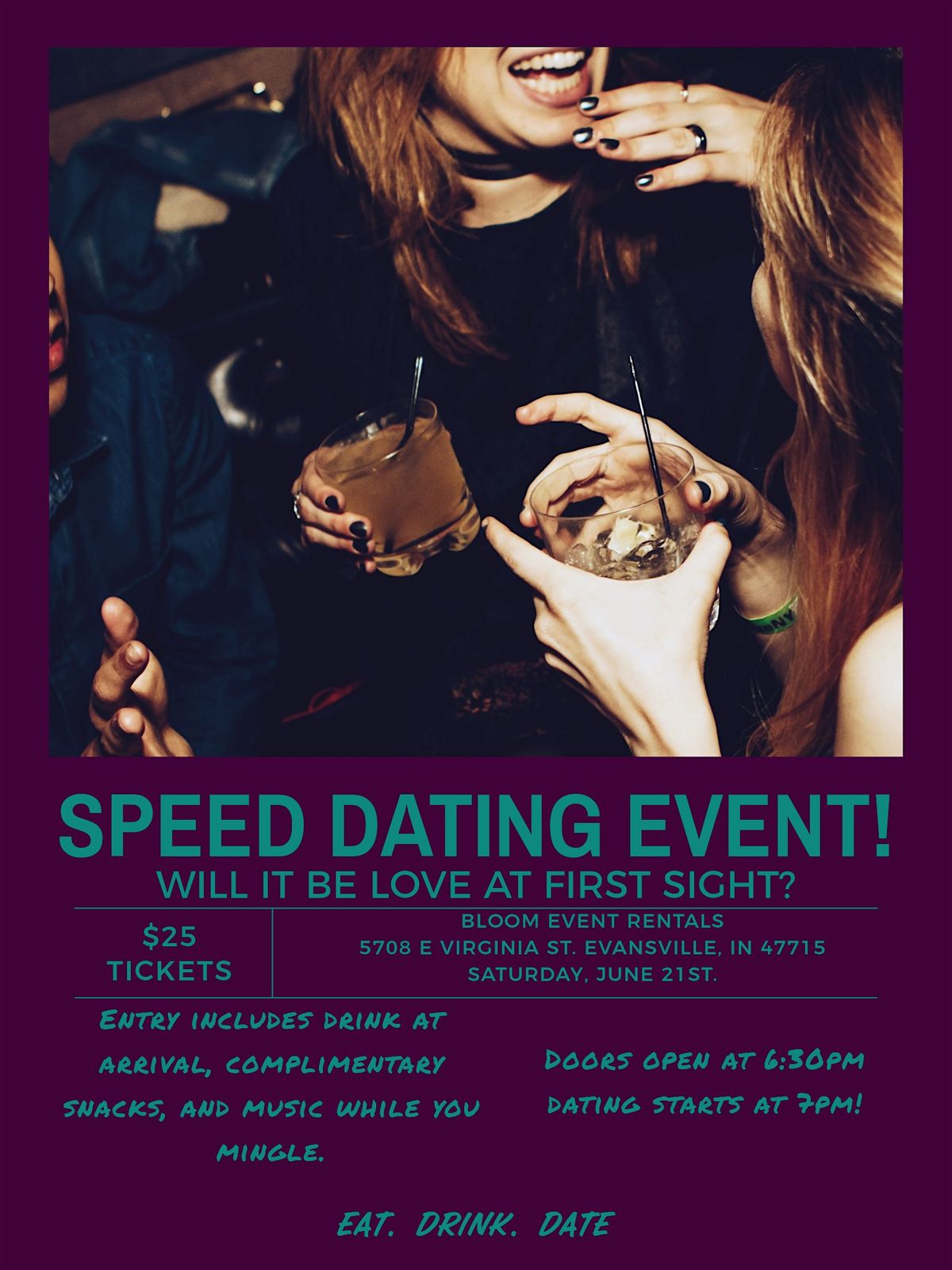 Speed Dating, 21 June | Event in Evansville | AllEvents