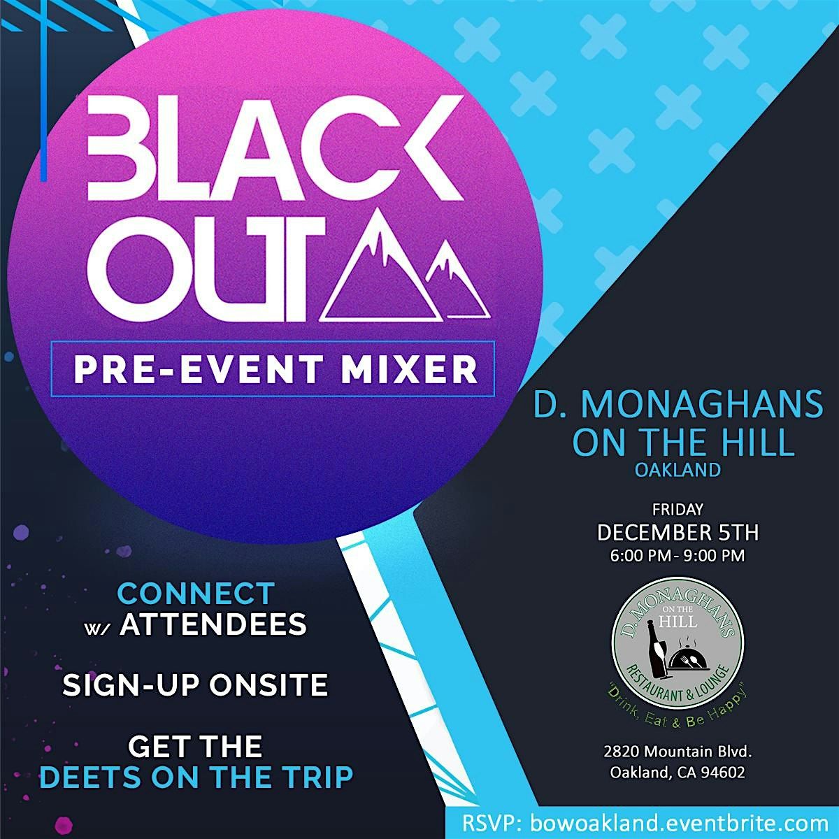 Blackout Weekend Pre-Event Mixer Oakland 2025, 5 December | Event in Oakland | AllEvents