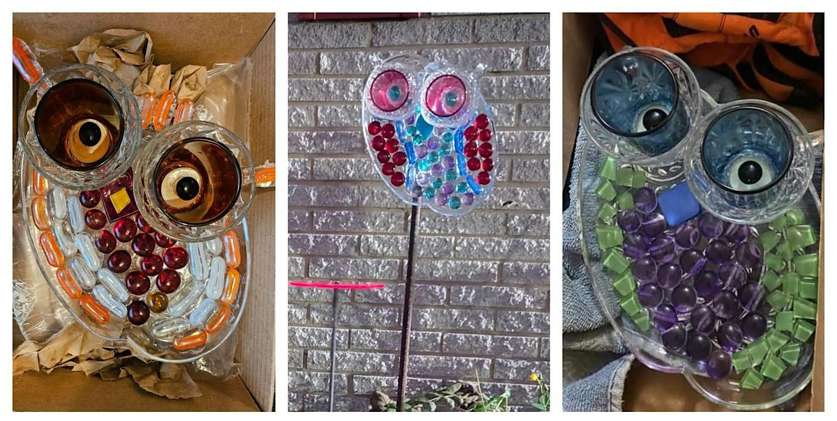 Upcycled Garden Owl Yard Art - Walled Lake, 13 July | Event in Walled Lake | AllEvents