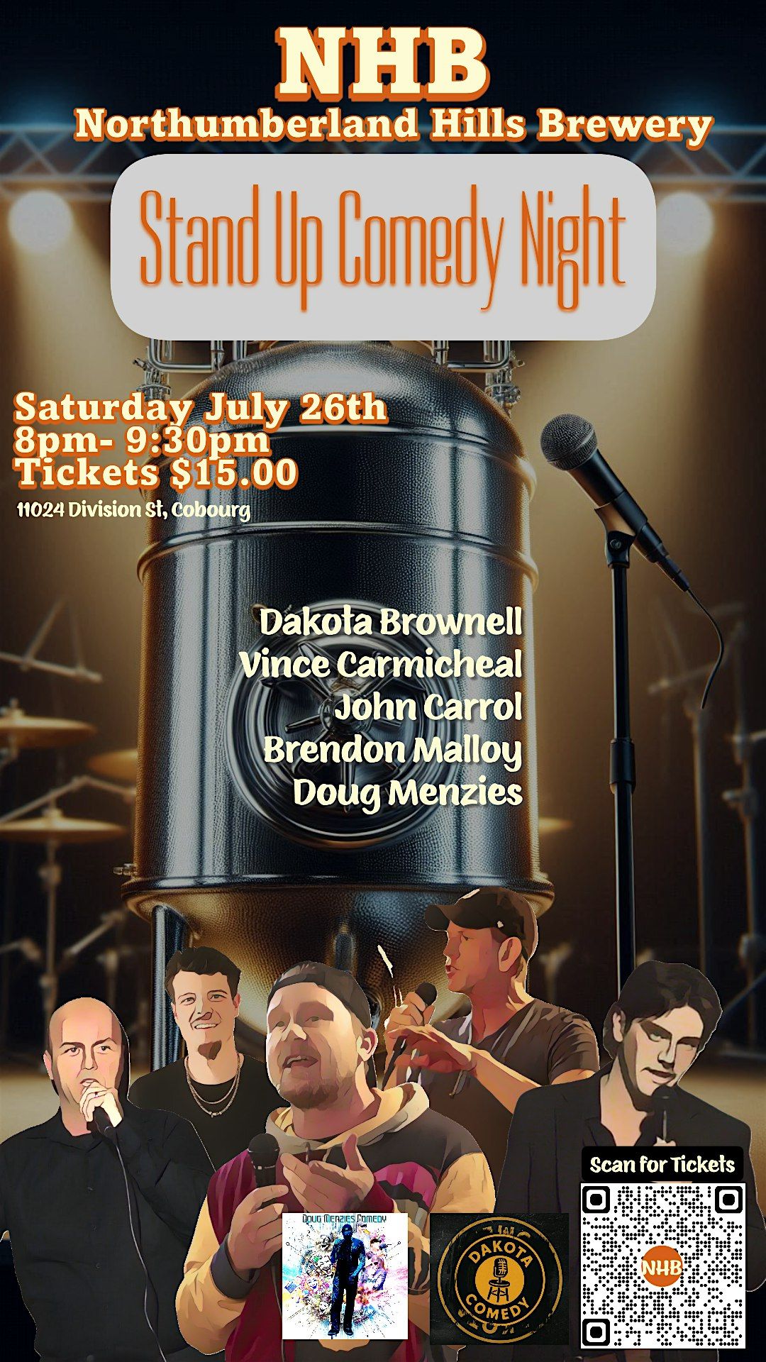 NHB Stand Up Comedy Show, 26 July | Event in Cobourg | AllEvents