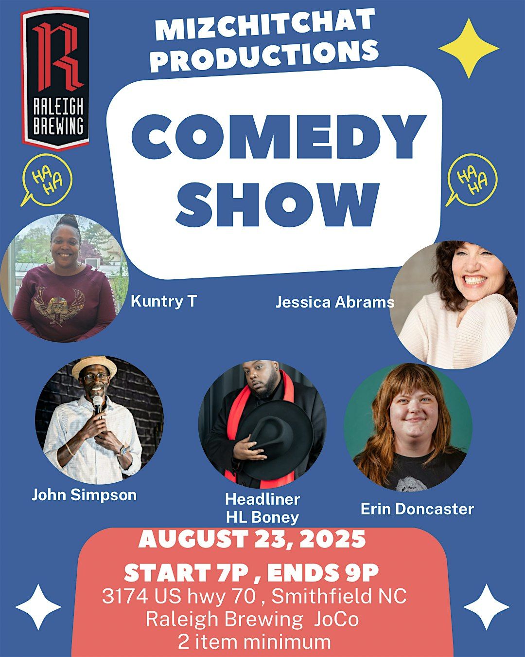 Chatterbox Comedy Smithfield, 23 August | Event in Smithfield | AllEvents