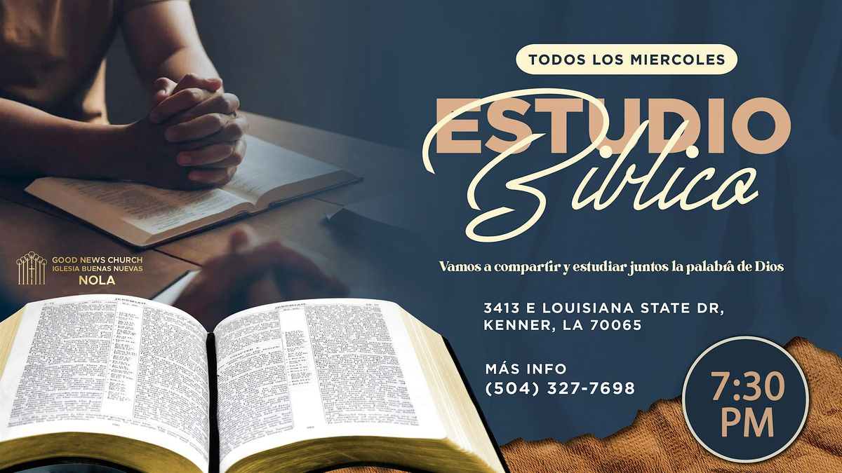 Estudio Bíblico - Todos los miercoles | Event in Kenner | AllEvents