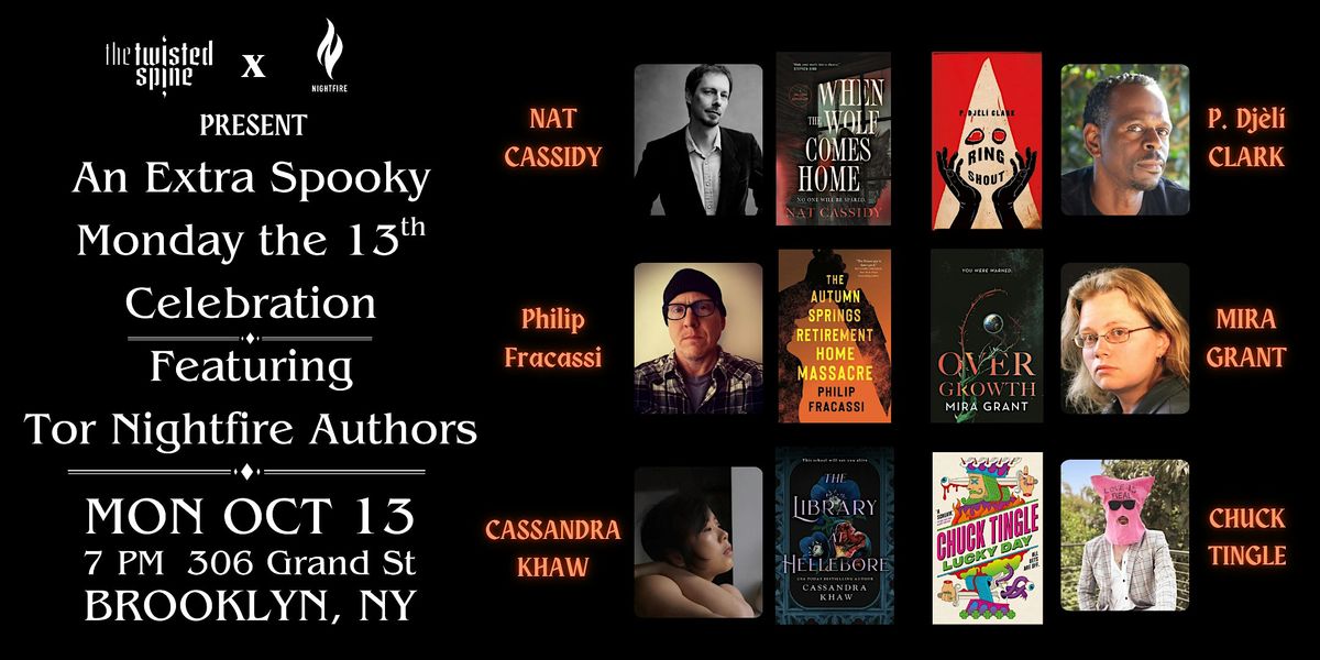 Spooky Monday the 13th Celebration Featuring Tor Nightfire Authors, 13 October | Event in Brooklyn | AllEvents