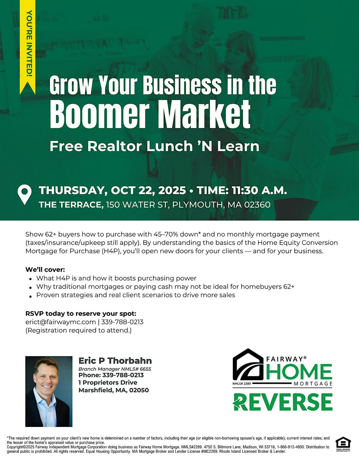 Realtor Lunch 'N Learn, 23 October | Event in Plymouth | AllEvents