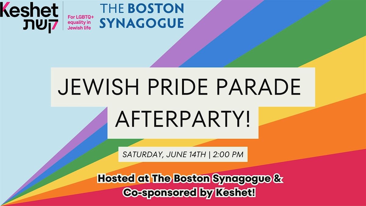 Jewish Pride Parade Afterparty ️, 14 June | Event in Boston | AllEvents