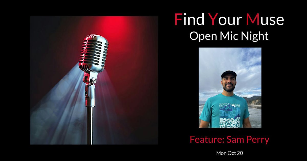 Find Your Muse Open MIC featuring Sam Perry!, 20 October | Event in Charlotte | AllEvents