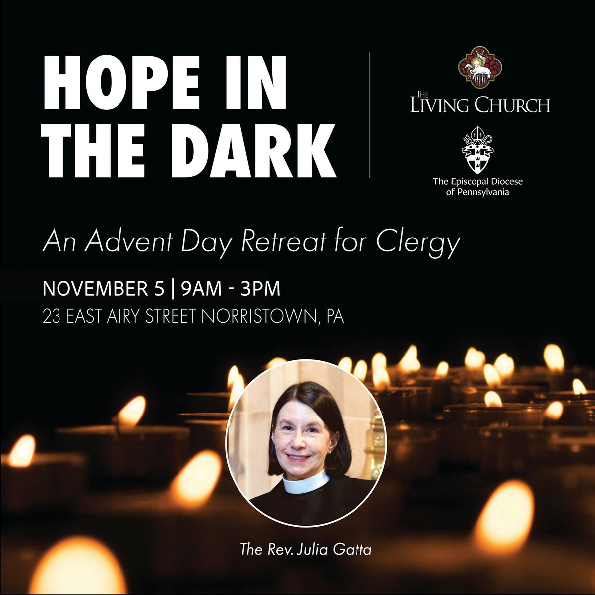 Hope In The Dark: An Advent Day Retreat, 5 November | Event in Norristown | AllEvents