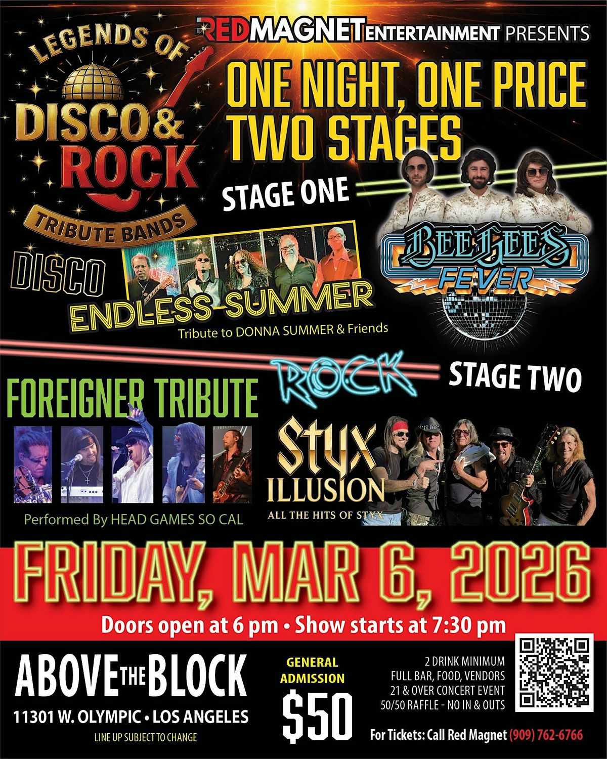 Legends of Disco & Rock, 6 March | Event in Los Angeles | AllEvents