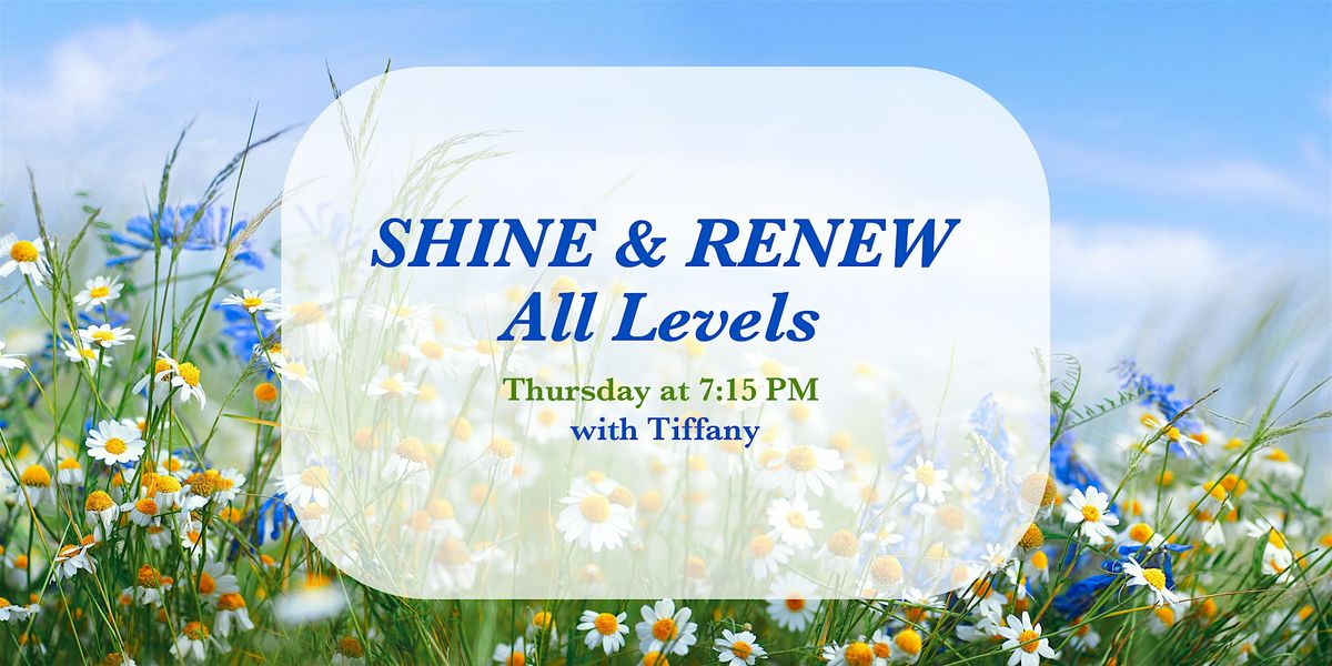 SHINE & RENEW All Levels Yoga | Event in Newington | AllEvents