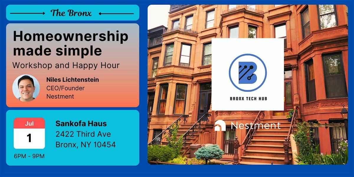 Homeownership Made Simple Workshop ✌️, 1 July | Event in The Bronx | AllEvents