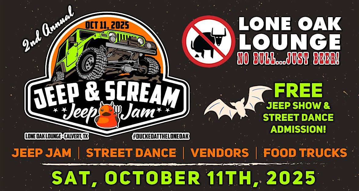 Jeep & Scream 2025, 11 October | Event in Calvert | AllEvents
