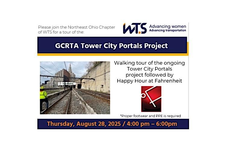 WTS Northeast Ohio GCRTA Tower City Portals Project Tour, 28 August | Event in Cleveland | AllEvents