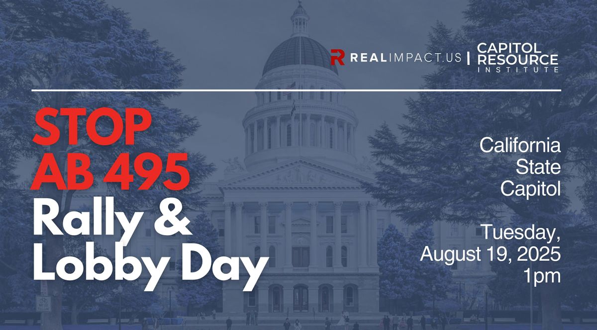Stop AB 495, 19 August | Event in Sacramento | AllEvents