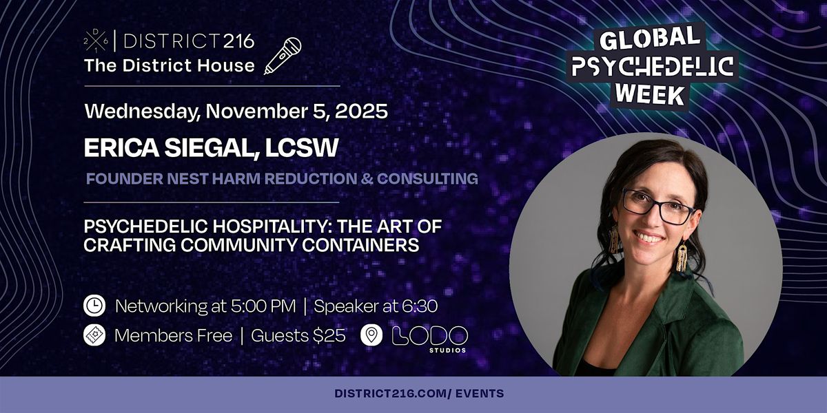 The District House (Wed. 11/05 with Erica Siegal - Global Psychedelic Week), 5 November | Event in Santa Barbara