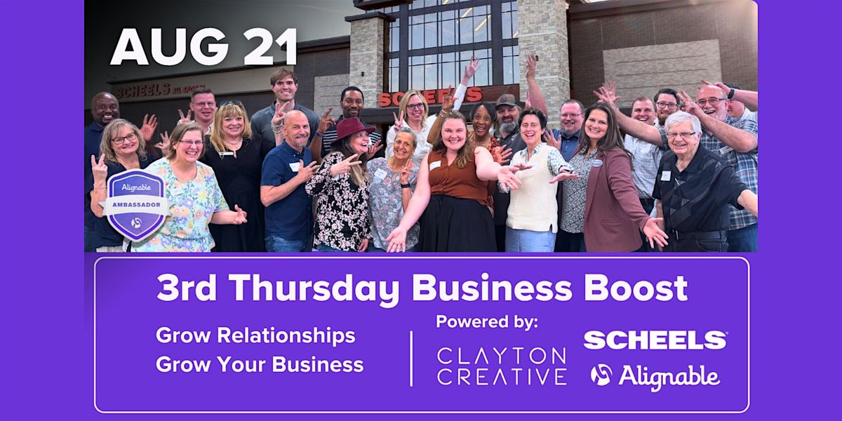 3rd Thursday Tulsa Business Boost @ Scheels Tulsa, 21 August | Event in Tulsa | AllEvents