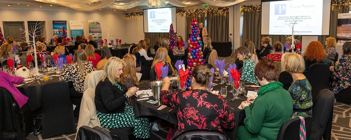 Warrington Women in Business Christmas Networking lunch 2025, The