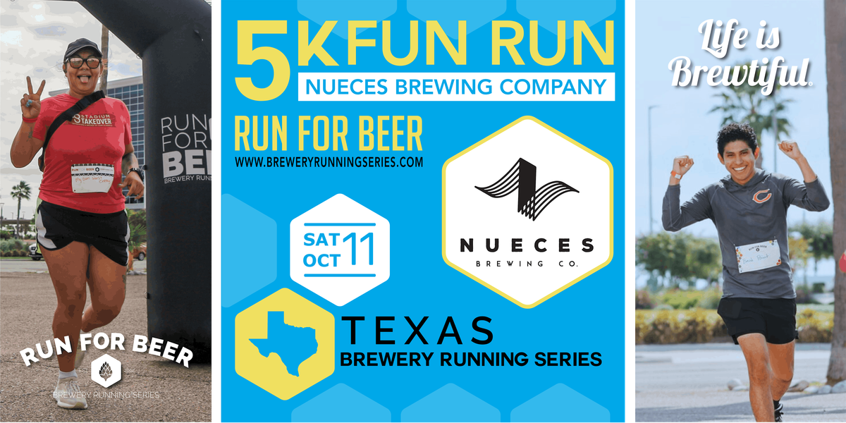 5k Beer Run x Nueces Brewing | Texas Brewery Running Series, 11 October | Event in Corpus Christi | AllEvents
