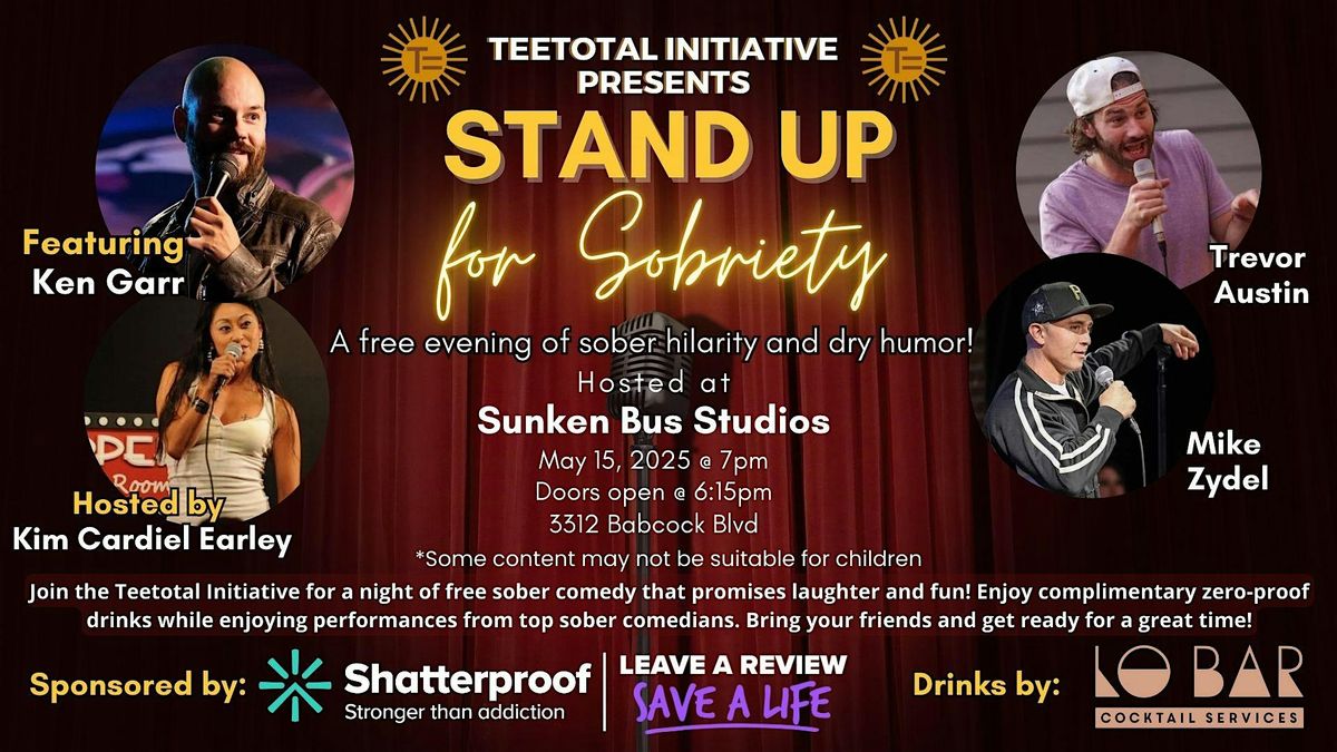 Stand Up for Sobriety!, 15 May | Event in Pittsburgh | AllEvents