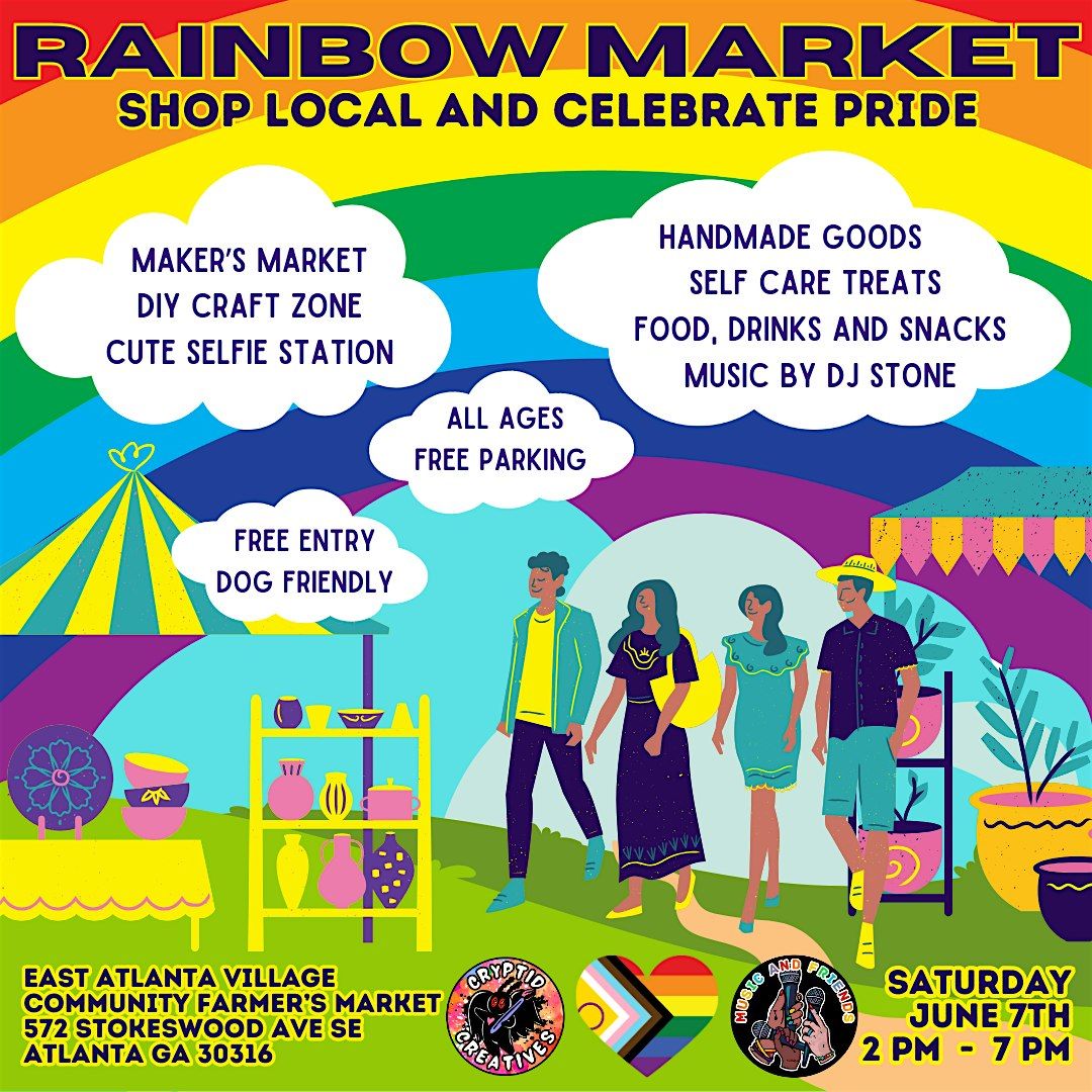 Rainbow Market: Shop Local and Celebrate Pride!, 7 June | Event in Atlanta | AllEvents