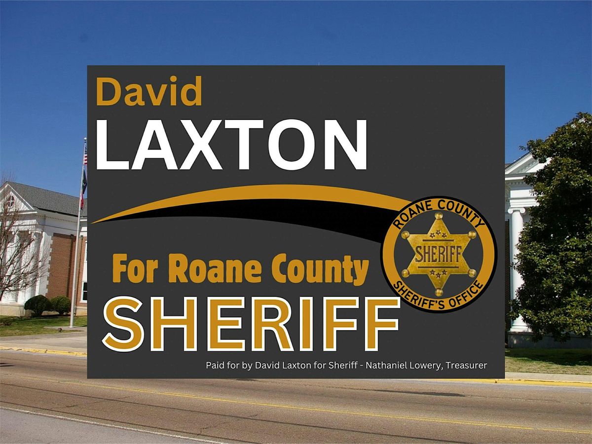David Laxton For Roane County Sheriff Dinner, 23 August | Event in Harriman | AllEvents