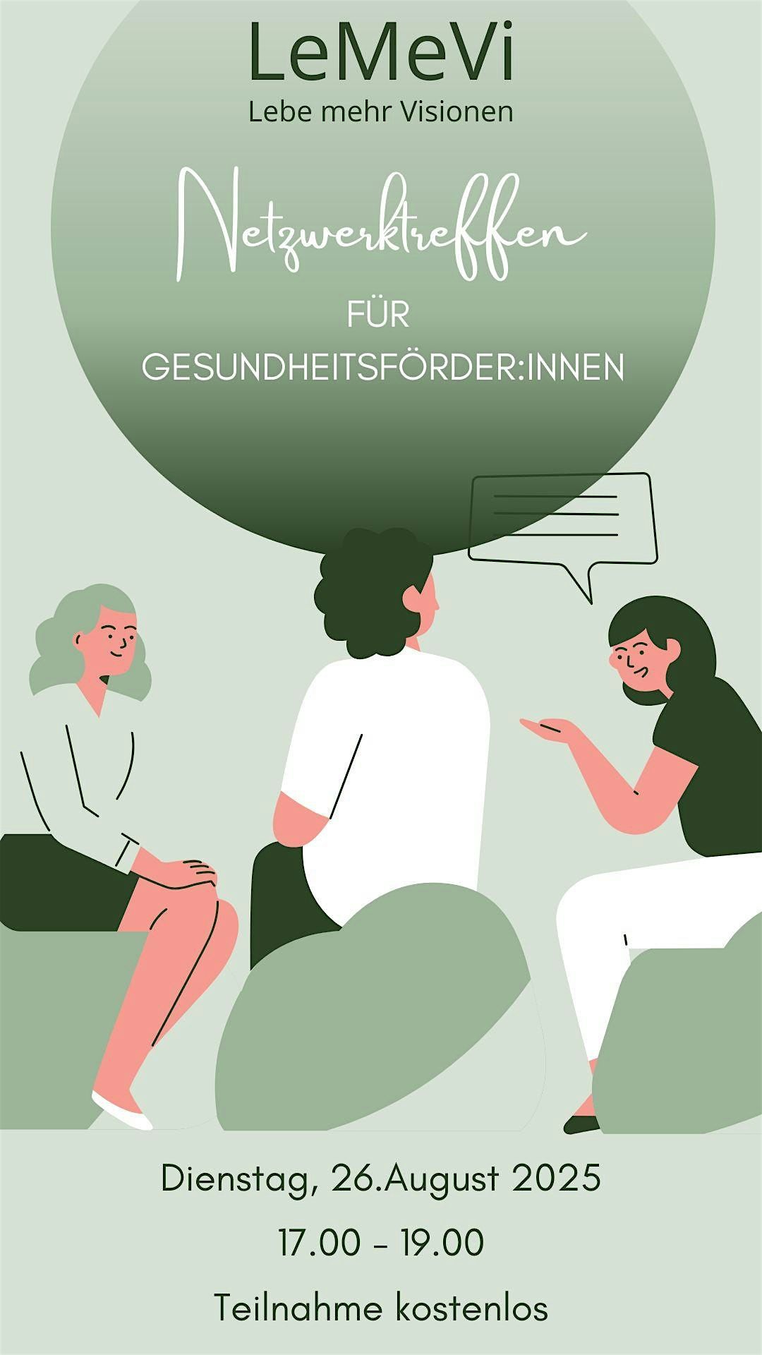 Netzwerktreffen für Gesundheitsförder:innen, 26 August | Event in Wien | AllEvents