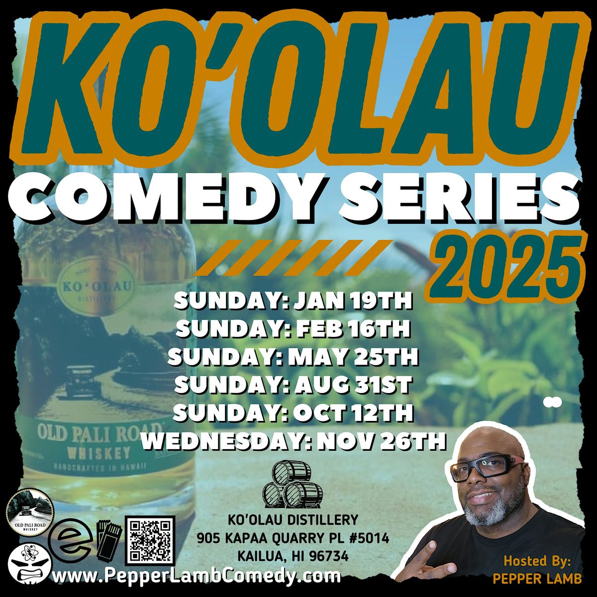 The Ko'olau Comedy Series - OCT 10th - HANDSOME HAROLD, 12 October | Event in Kailua | AllEvents