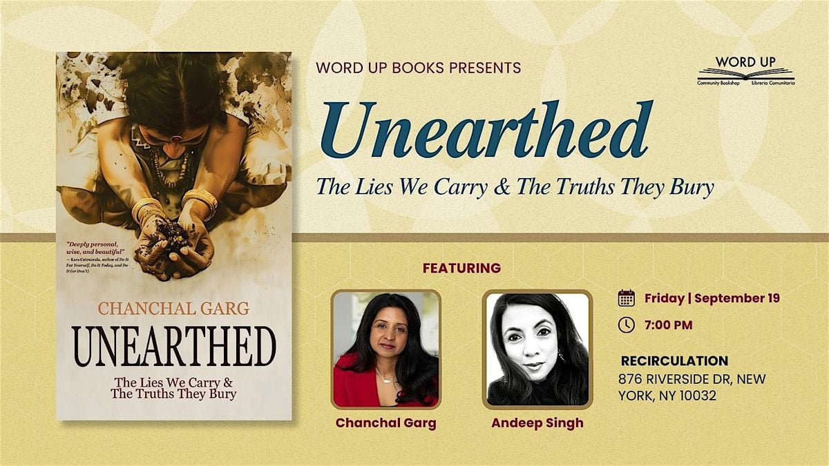 Unearthed at Word Up Books in NYC, 19 September | Event in New York | AllEvents