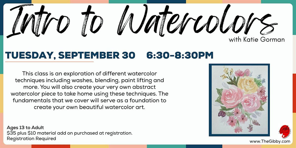 Intro to Watercolor | Event in Middletown | AllEvents