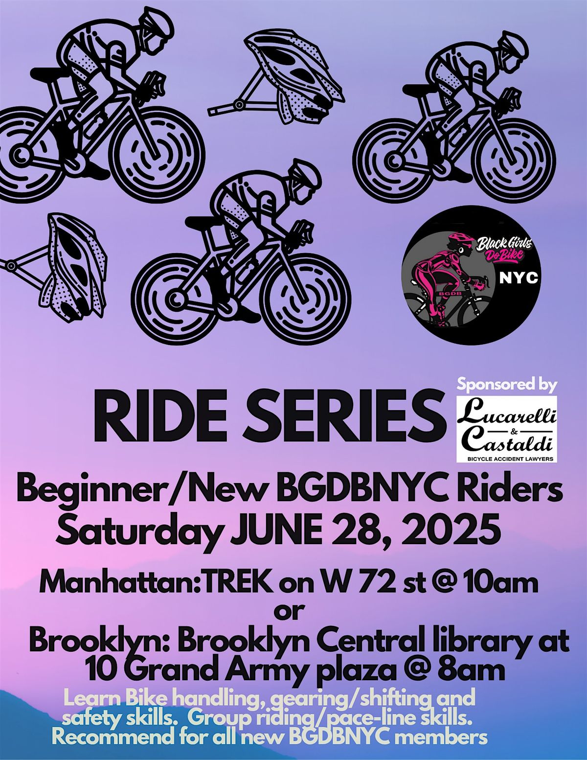 BGDBNYC  New Member /Beginners ride, 28 June | Event in New York | AllEvents
