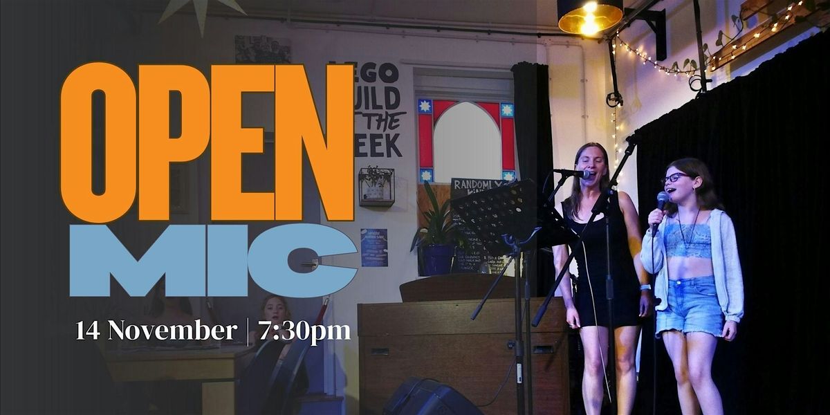 Open Mic, 14 November | Event in Axminster | AllEvents