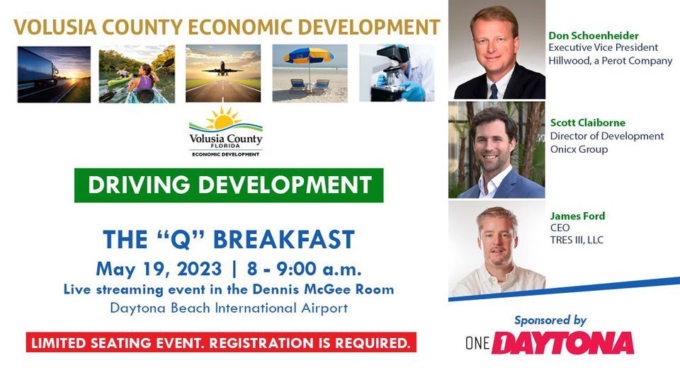 Volusia County Economic Development "Q" Breakfast, Daytona Beach ...