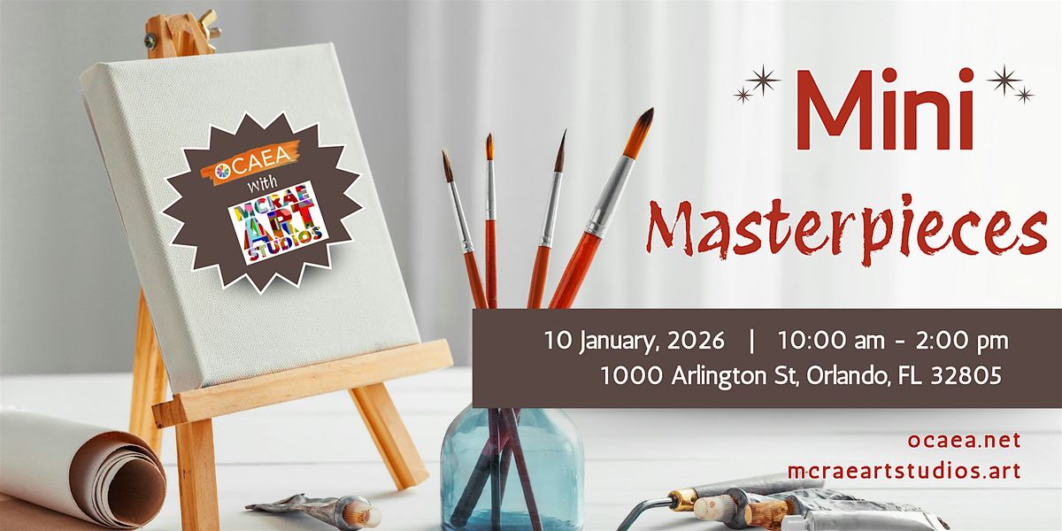 Mini Masterpieces, 10 January | Event in Orlando | AllEvents