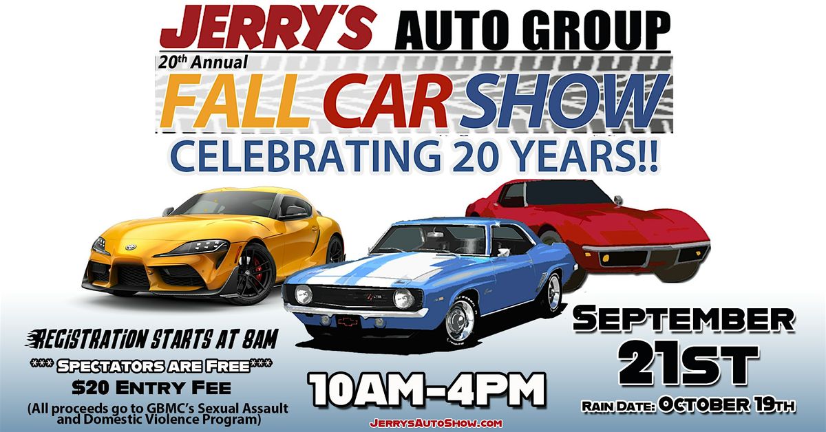 Jerry's Fall Car Show, 21 September | Event in Baltimore | AllEvents
