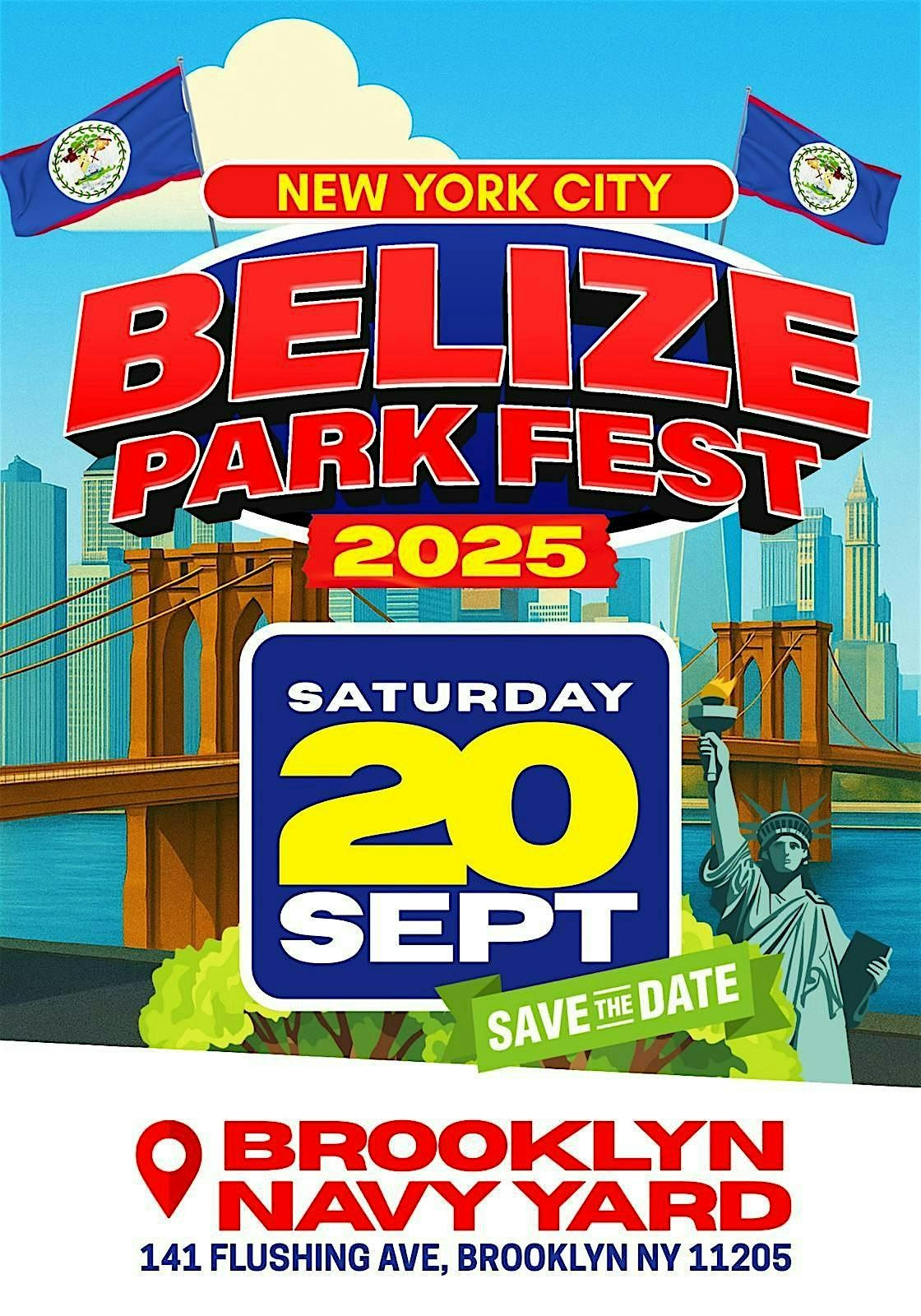 NYC Belize ParkFest 2025, 20 September | Event in Brooklyn | AllEvents