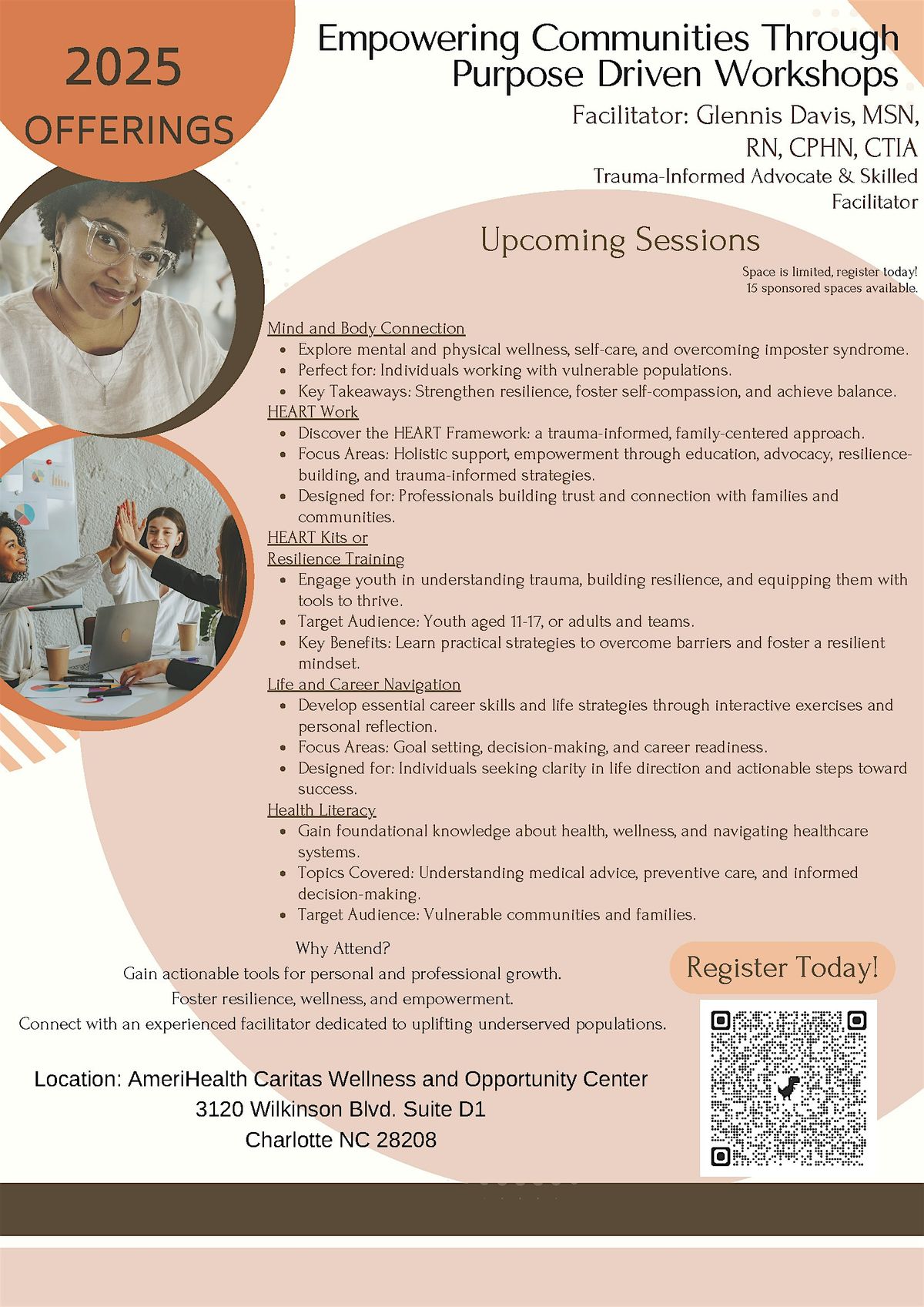 FREE Community Health Lunch and Learn: Heart Work, 2 July | Event in Charlotte | AllEvents
