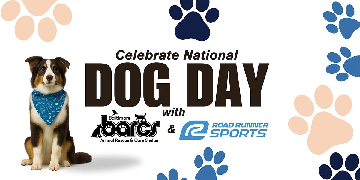 Road Runner Sports x BARCS National Dog Day Celebration & Pet Adoption, 26 August | Event in Elkridge