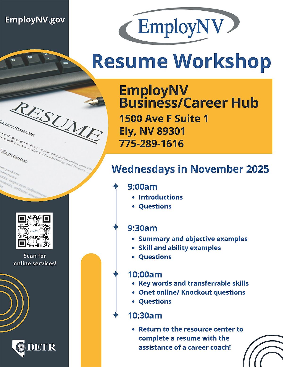 Resume Workshop | Event in Ely | AllEvents