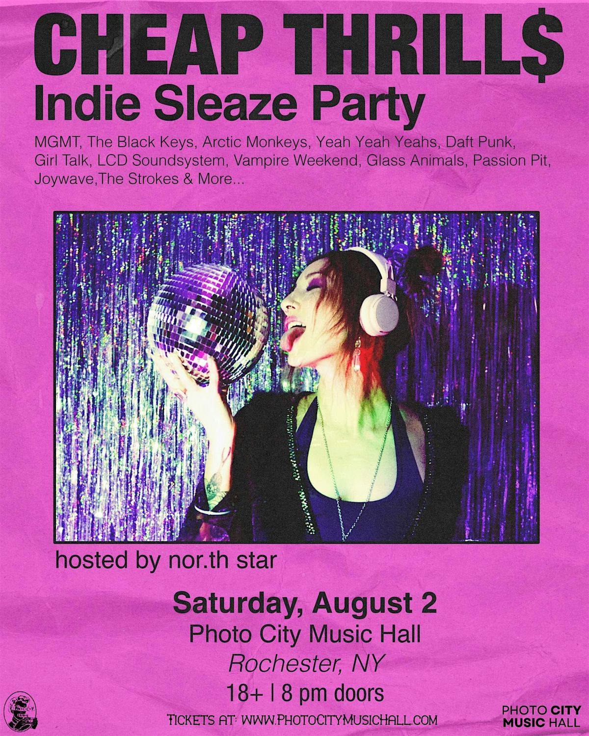 Cheap Thrill$ - Indie Sleaze Party - Rochester, NY, 2 August | Event in Rochester | AllEvents