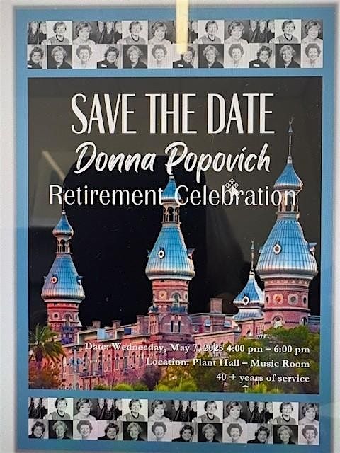 Donna Popovich's Retirement Celebration | Event in Tampa | AllEvents