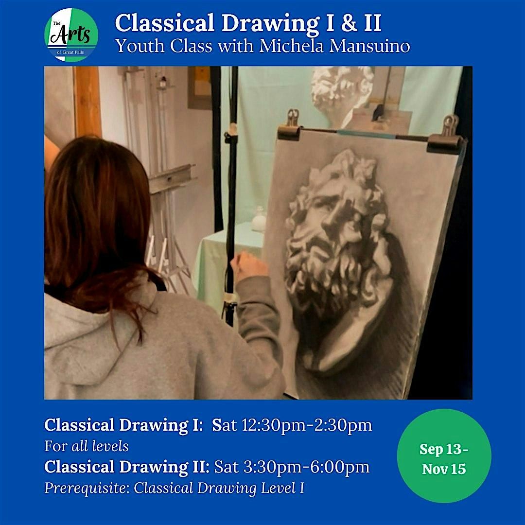 Classical Drawing II for Youth Students, 13 September | Event in Great Falls | AllEvents