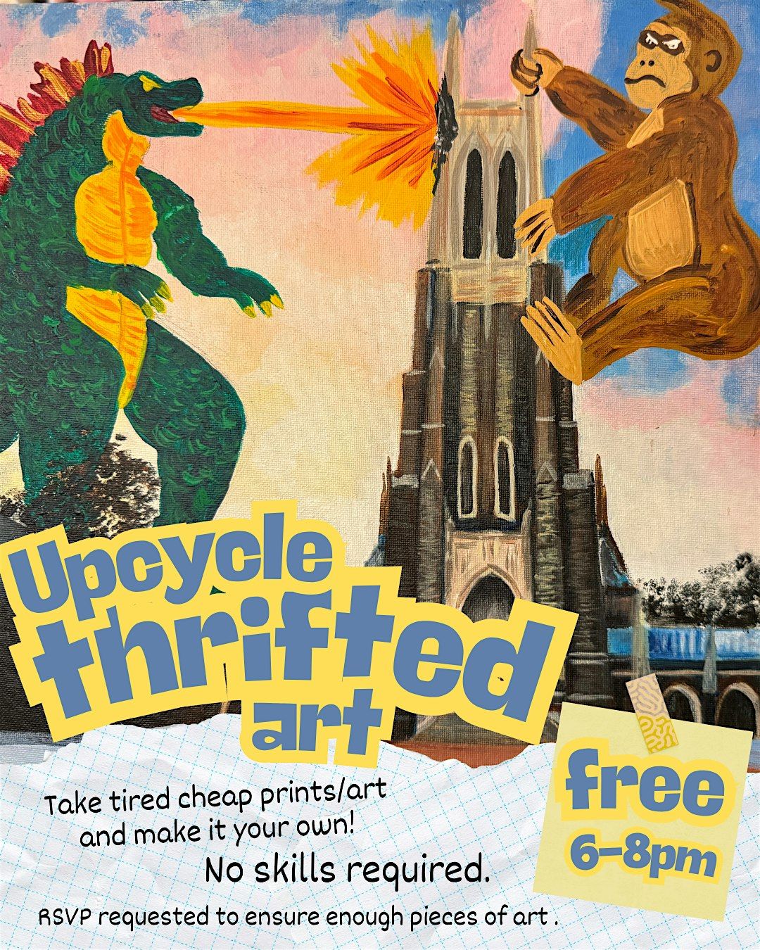 Upcycle Thrifted Art, 6 August | Event in Durham | AllEvents