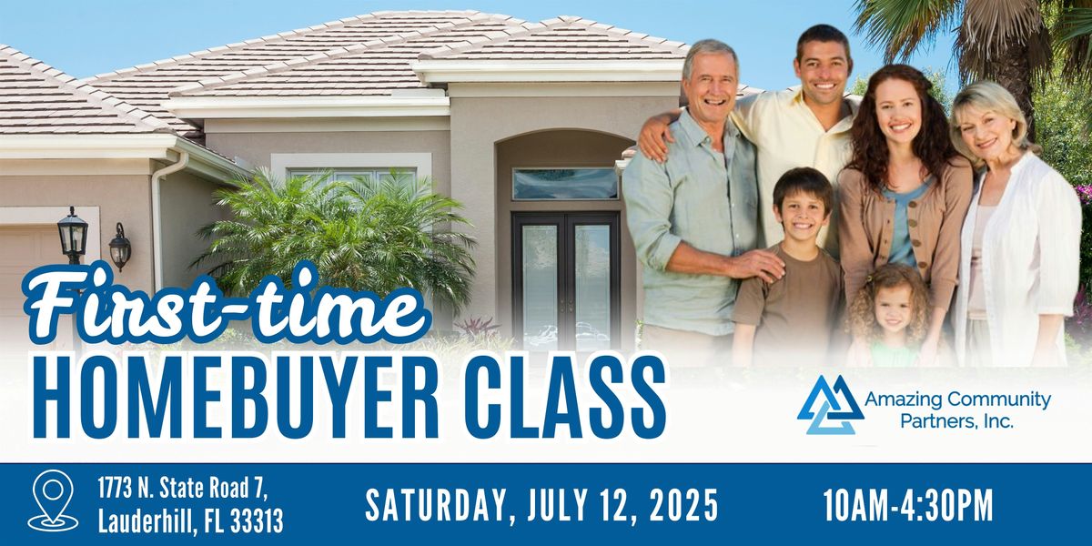 HUD Approved First-Time Home Buyer Class – July 12, 2025, 12 July | Event in Lauderhill | AllEvents