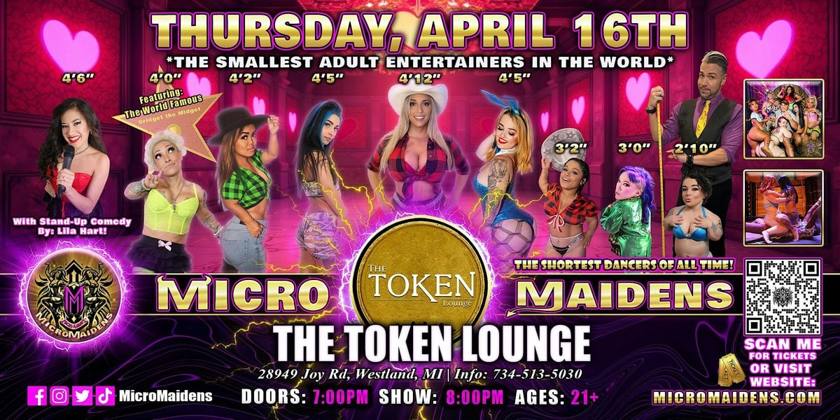 Westland, MI  - Micro Maidens Dwarf Dancers @ The Token Lounge - THURSDAY!, 16 April | Event in Westland | AllEvents