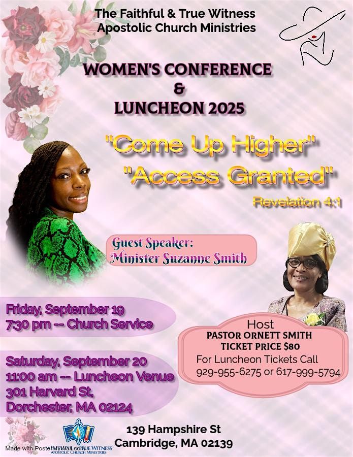 FATWACM Women's Conference & Luncheon 2025, 20 September | Event in Boston | AllEvents