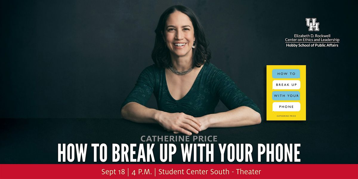 How to Break Up with Your Phone, 18 September | Event in Houston | AllEvents