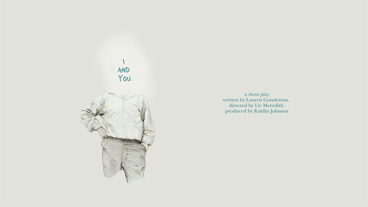 I and You, 17 October | Event in Savannah | AllEvents