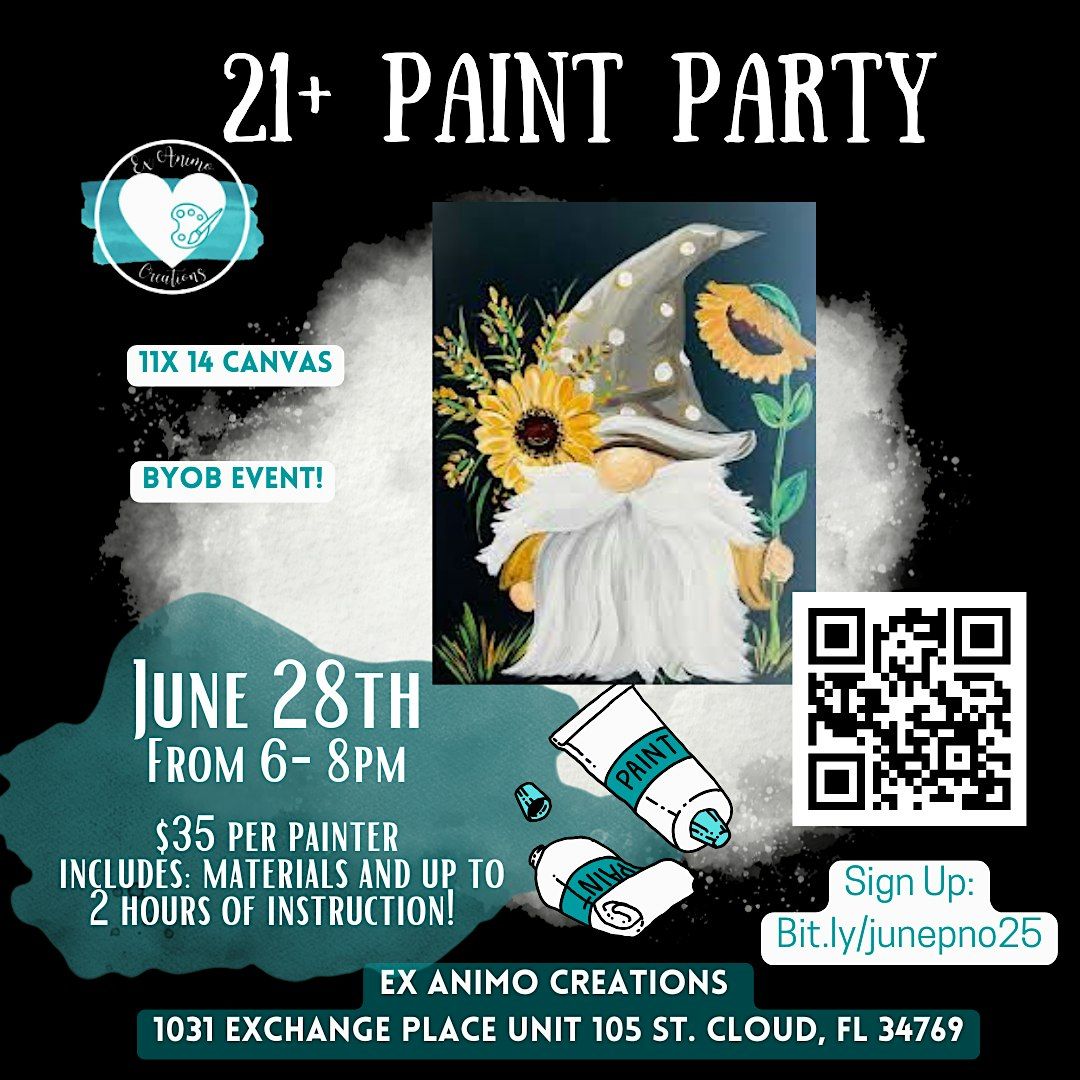 21+ Paint Party!, 28 June | Event in St. Cloud | AllEvents