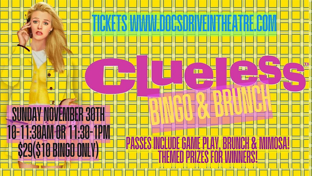 Clueless Bingo & Brunch at the Speakeasy, 30 November | Event in Buda | AllEvents