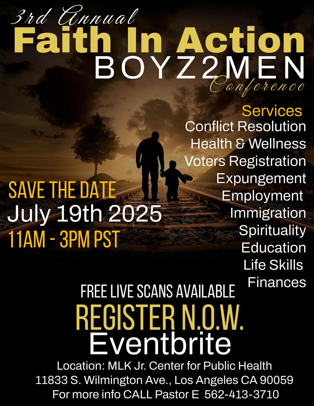 Faith In Action Boyz2Men Conference, 19 July | Event in Los Angeles | AllEvents