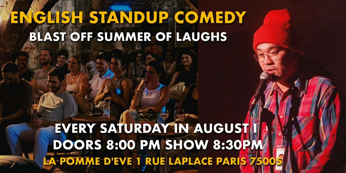 English Stand Up Comedy: Summer of Laughs, 16 August | Event in Paris | AllEvents